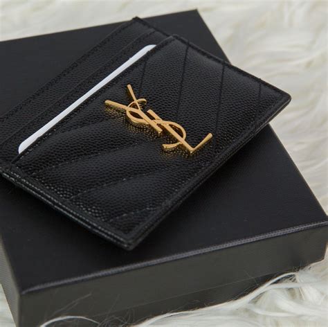 men card holder ysl|ysl card wallet men.